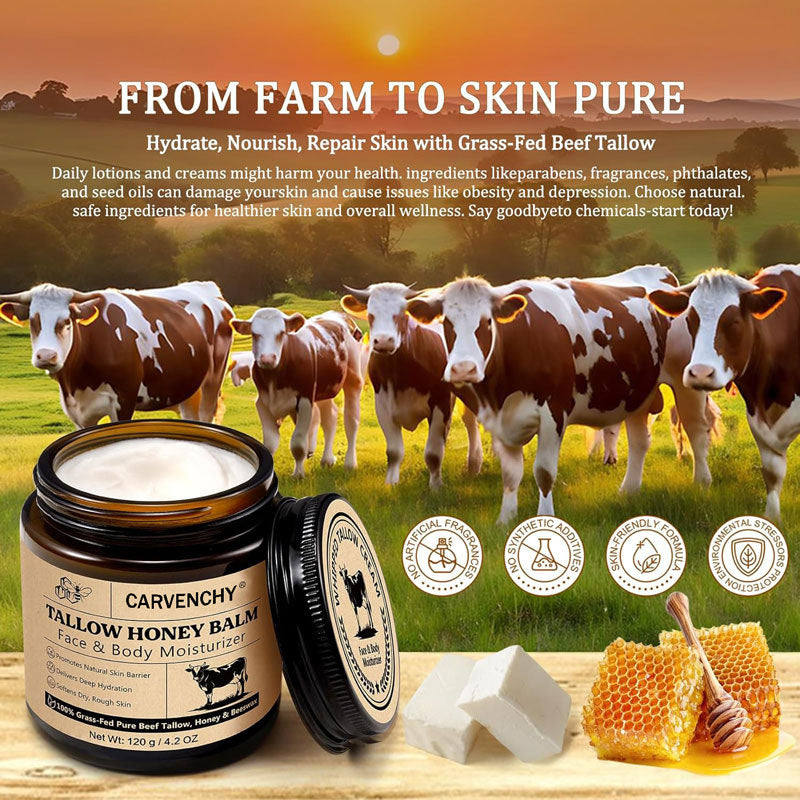 Natural butter moisturizing face cream