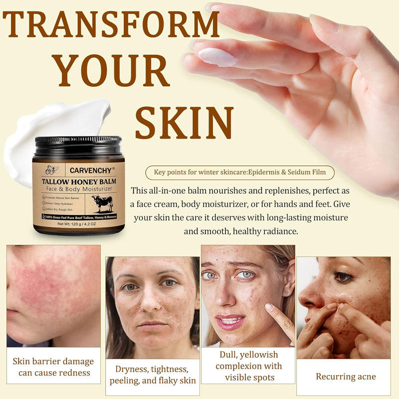 Natural butter moisturizing face cream