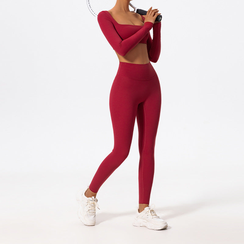Tight yoga suit